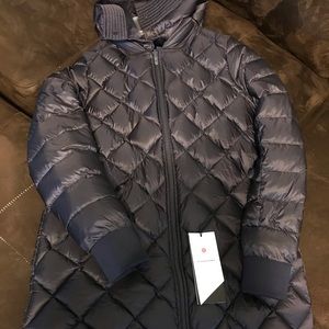 NWOT Lululemon No Shivers Bomber Deep Indigo 6